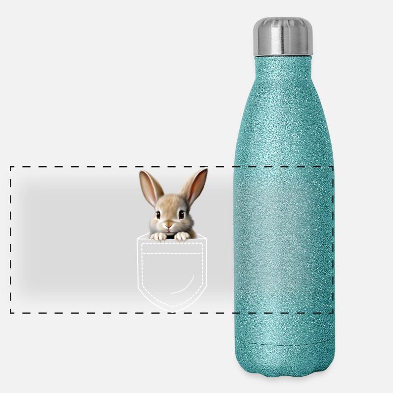 Lapin Lapin Gourde isotherme panoramique pailletée 500 ml