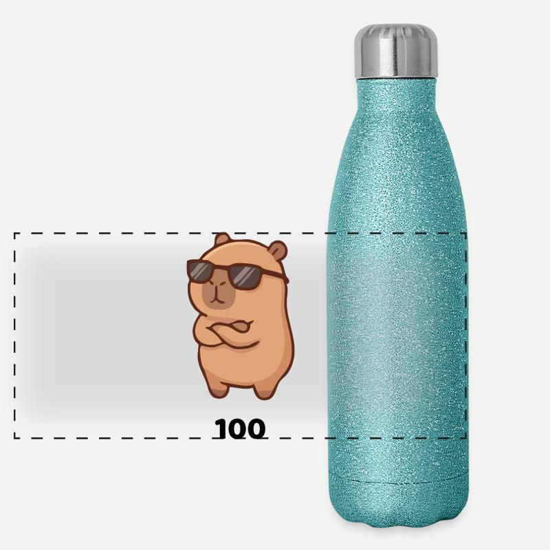 100 % cool Gourde isotherme panoramique pailletée 500 ml