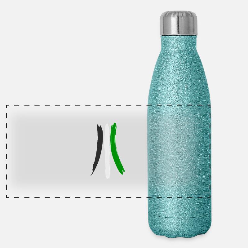 96 For Live Panoramic Glitter Thermal Bottle 500 ml