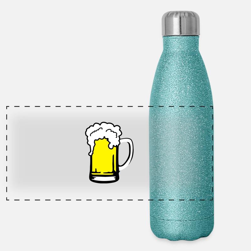 Beer Gourde isotherme panoramique pailletée 500 ml