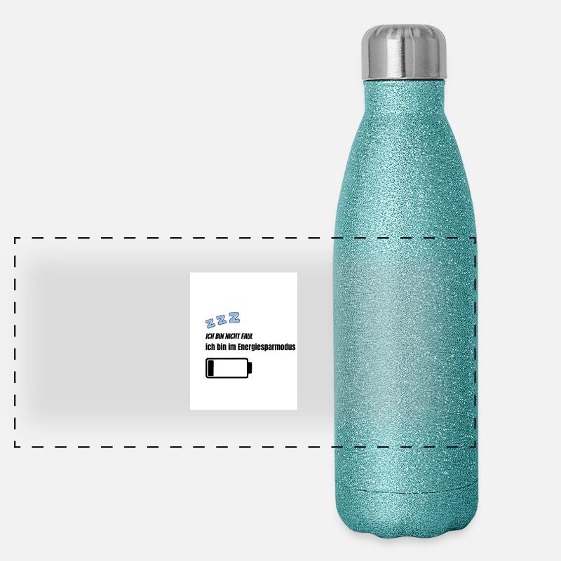 1000002369 - Panoramic Glitter Thermal Bottle 500 ml - blue glitter