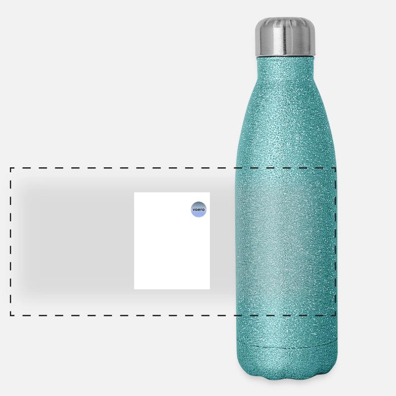 VOERO 1 Gourde isotherme panoramique pailletée 500 ml