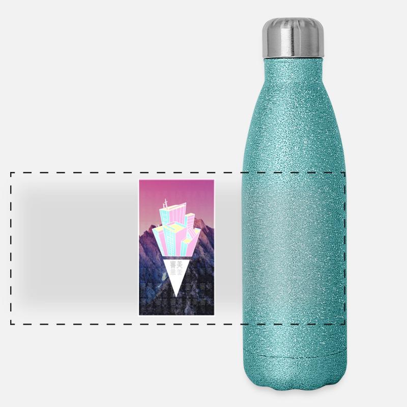 Aesthetics Panoramic Glitter Thermal Bottle 500 ml