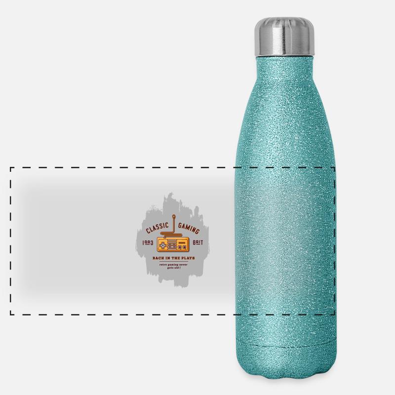 back in the plays NES 1 Panorama Glitzer Isolierflasche 500 ml