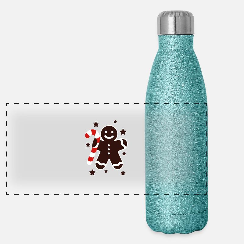 M. de pain d'épice Gourde isotherme panoramique pailletée 500 ml