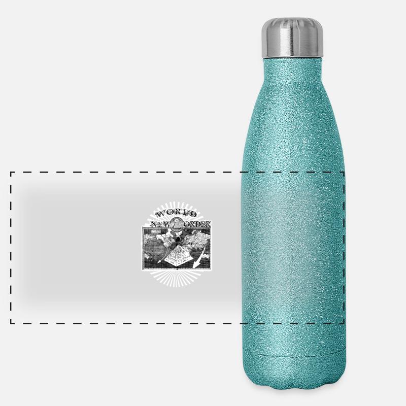 conquest illuminati Gourde isotherme panoramique pailletée 500 ml