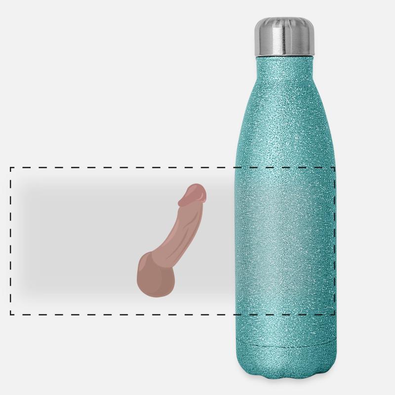 K-18 print Panoramic Glitter Thermal Bottle 500 ml