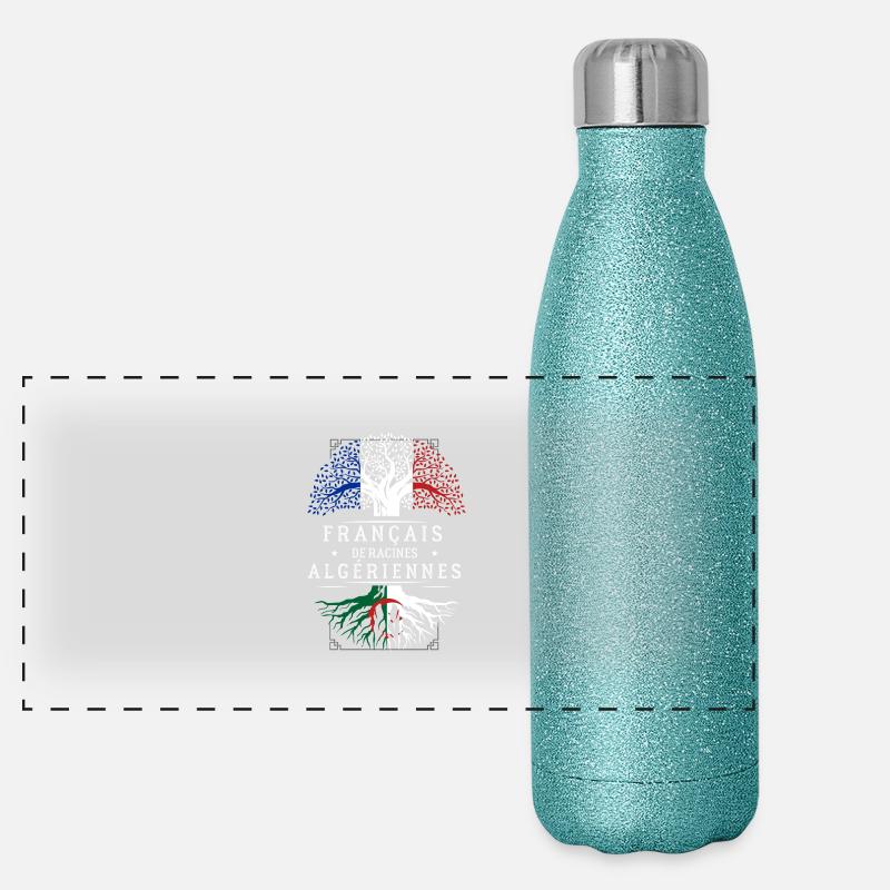 Racines Algeriennes Gourde isotherme panoramique pailletée 500 ml