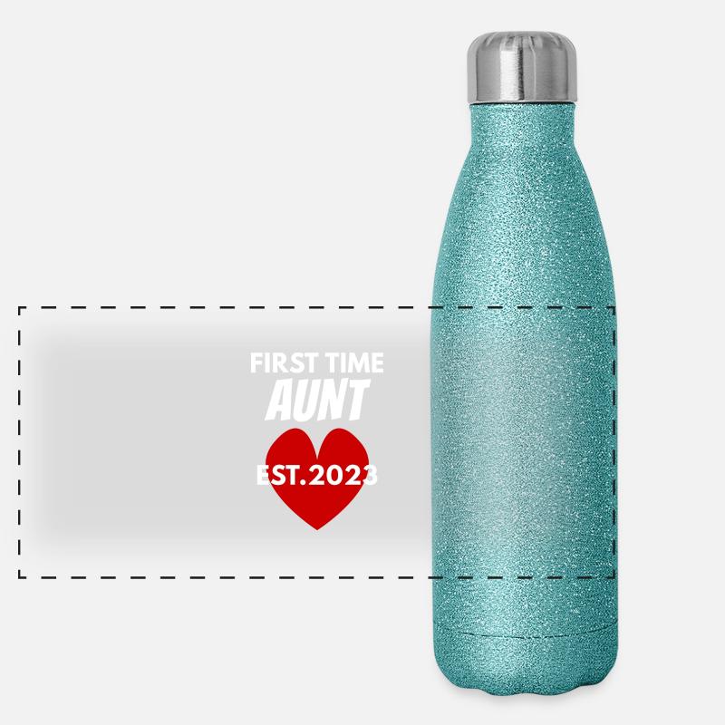 Becoming an aunt in 2023 Panoramic Glitter Thermal Bottle 500 ml