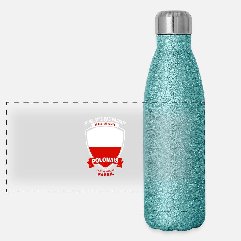 Polonais Parfait Gourde isotherme panoramique pailletée 500 ml