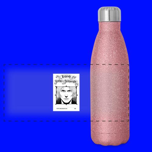 The Legend of Luther Arkwright bookplate - Panoramic Glitter Thermal Bottle 500 ml