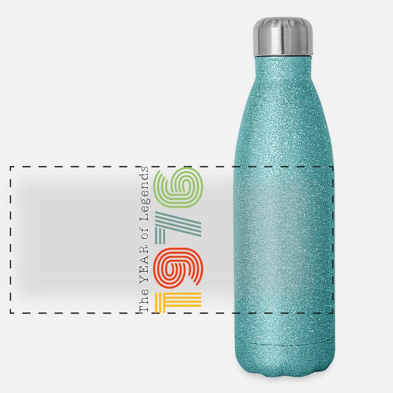 Millésime 1976 Gourde isotherme panoramique pailletée 500 ml