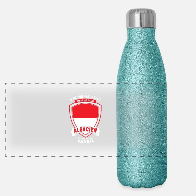 Alsacien Parfait Gourde isotherme panoramique pailletée 500 ml