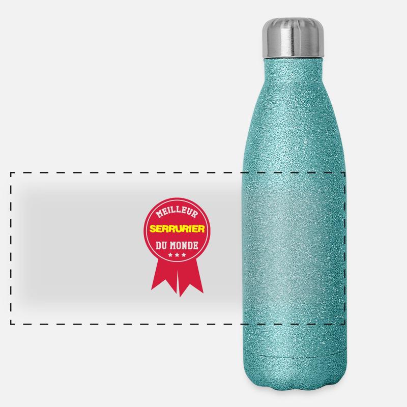 Serrurier / Serrure / Porte / Sécurité / Clef Gourde isotherme panoramique pailletée 500 ml