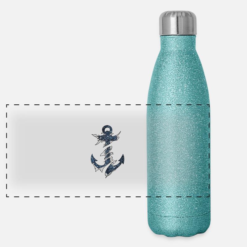 Cosmic Anchor Panoramic Glitter Thermal Bottle 500 ml