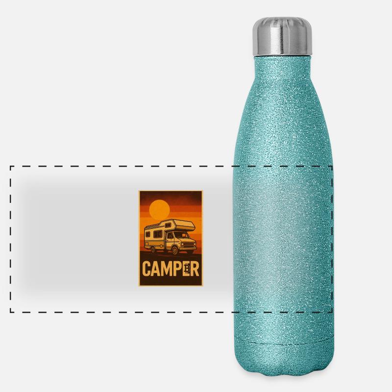 Camper rencontre Bitcoin Gourde isotherme panoramique pailletée 500 ml