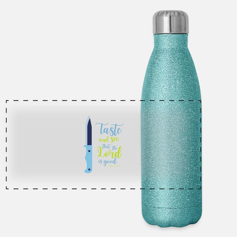 TheLord Panorama Glitzer Isolierflasche 500 ml