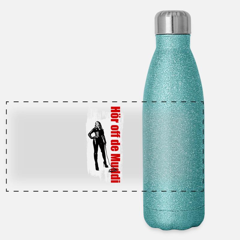 Hör off de Muddi 1 Panorama Glitzer Isolierflasche 500 ml