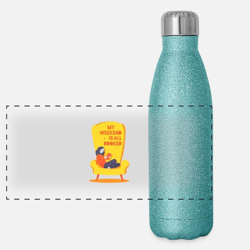 My weekend is all booked Panoramic Glitter Thermal Bottle 500 ml