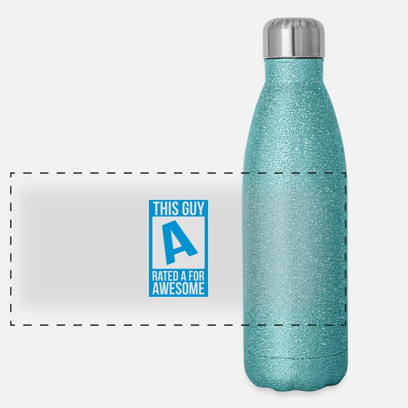 rated a Panorama Glitzer Isolierflasche 500 ml