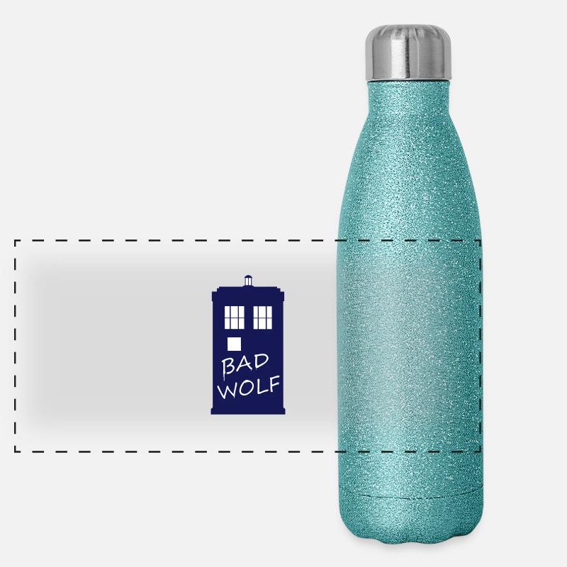 Bad Wolf Tardis Gourde isotherme panoramique pailletée 500 ml