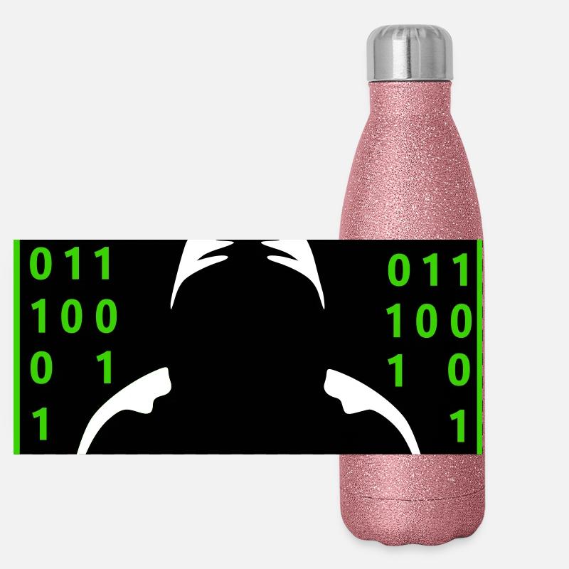 Darknet Panorama Glitzer Isolierflasche 500 ml