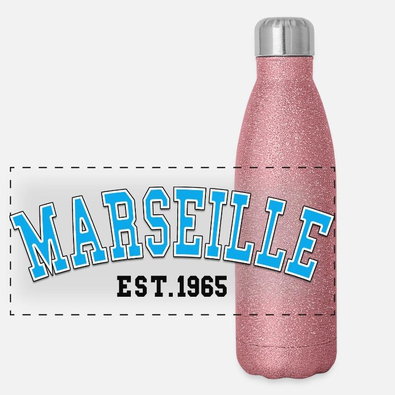 Marseille Est.1965 Gourde isotherme panoramique pailletée 500 ml
