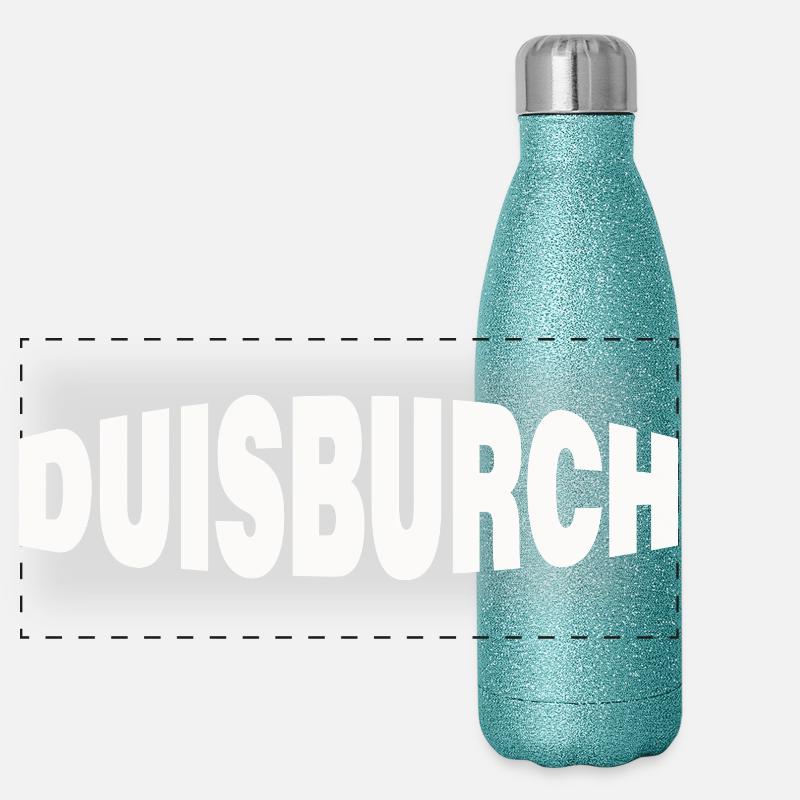 DUISBURCH Panorama Glitzer Isolierflasche 500 ml