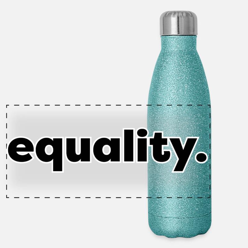 equality Panorama Glitzer Isolierflasche 500 ml