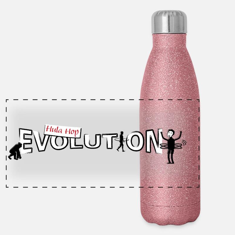 Hula hop Evolution Panorama Glitzer Isolierflasche 500 ml