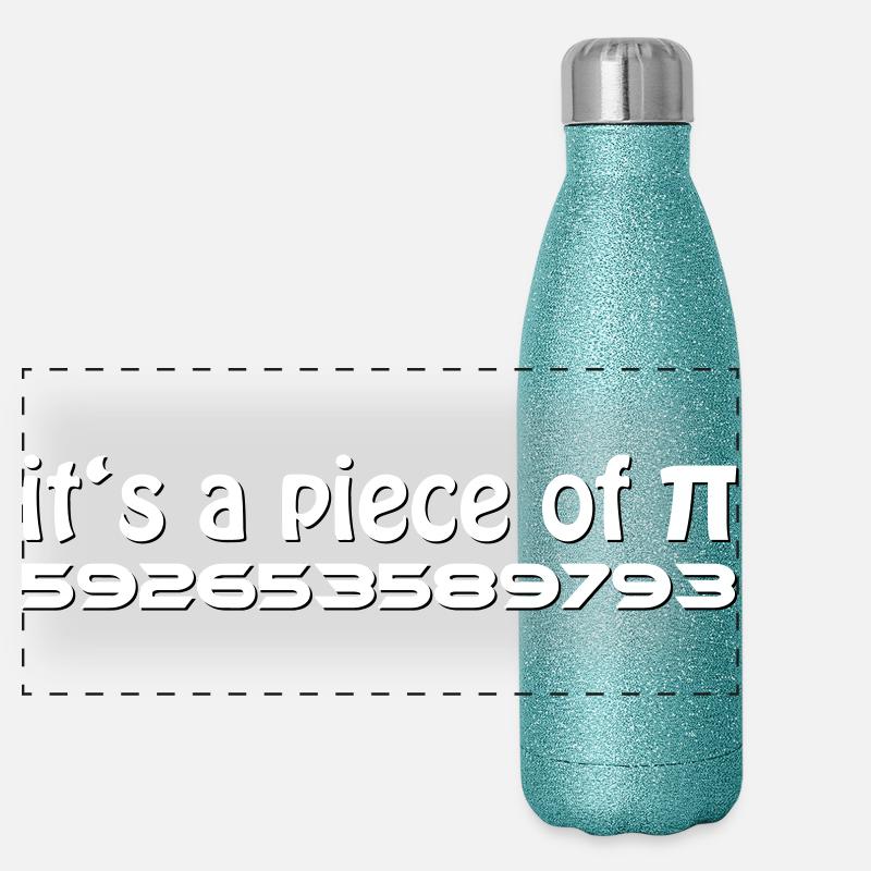 Un PI Gourde isotherme panoramique pailletée 500 ml