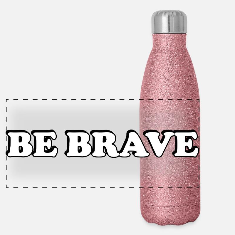 BE BRAVE Panoramic Glitter Thermal Bottle 500 ml