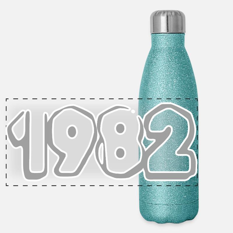 Year 1982 Panoramic Glitter Thermal Bottle 500 ml
