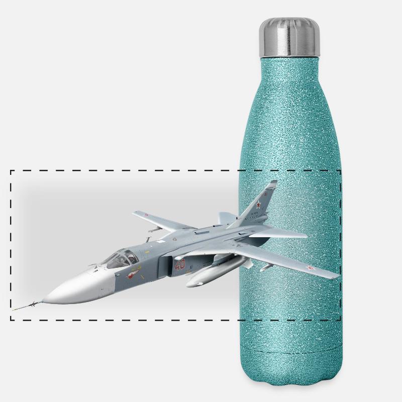 Su-24 Panorama Glitzer Isolierflasche 500 ml