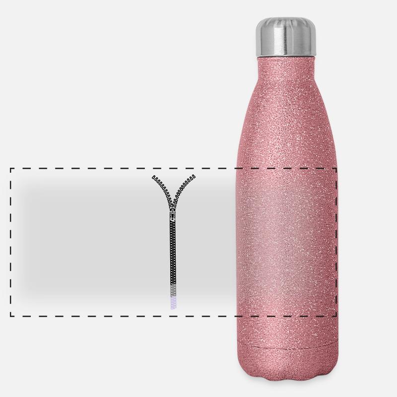 Schieber Panorama Glitzer Isolierflasche 500 ml