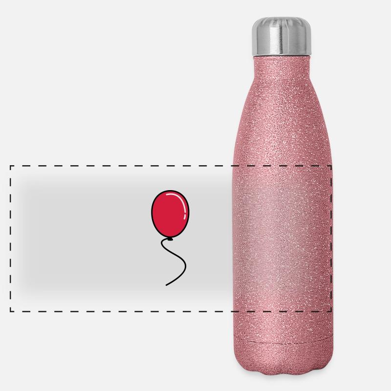 ballon_f3 Panorama Glitzer Isolierflasche 500 ml
