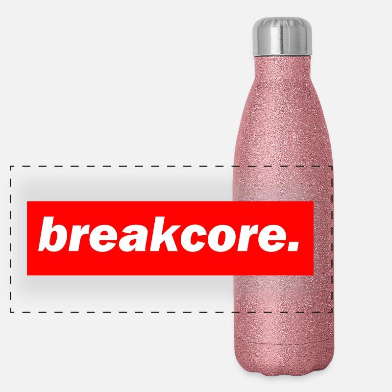 techno mischpult red bass bpm breakcore Panorama Glitzer Isolierflasche 500 ml