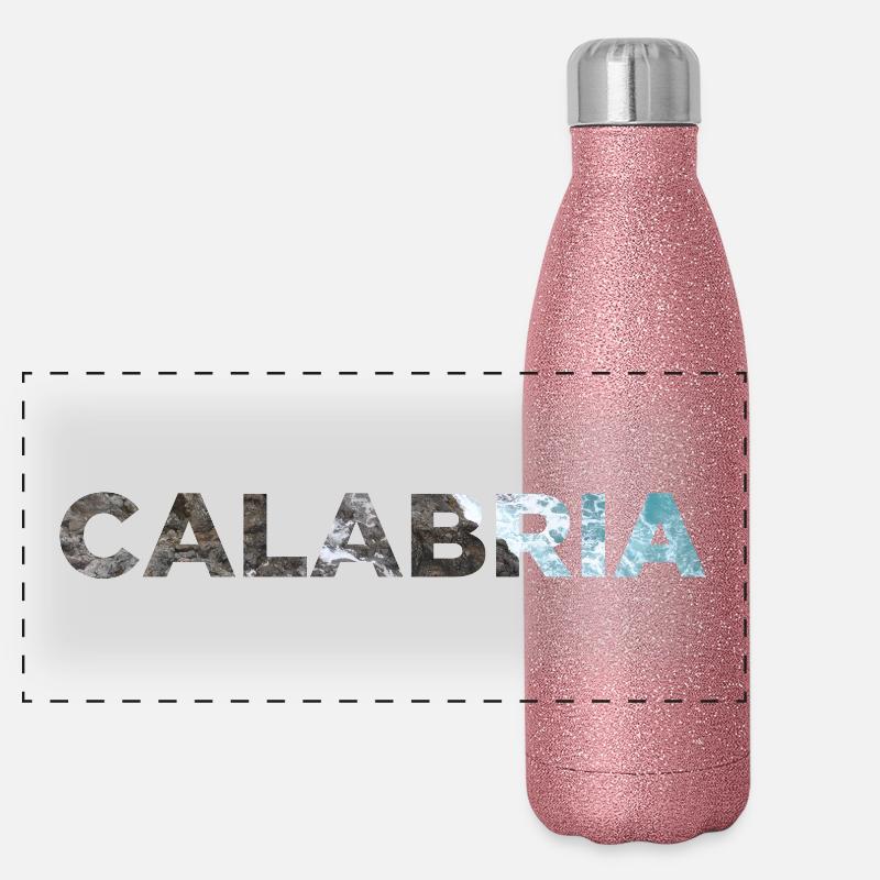 CALABRE Gourde isotherme panoramique pailletée 500 ml