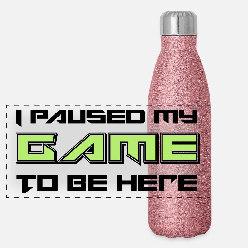 Gamers Panoramic Glitter Thermal Bottle 500 ml