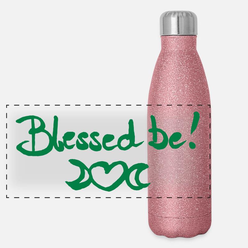Blessed Be! Panoramic Glitter Thermal Bottle 500 ml