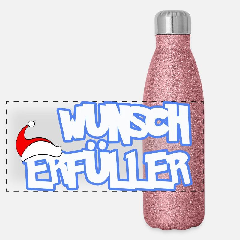 WUNSCHERFÜLLER Panorama Glitzer Isolierflasche 500 ml