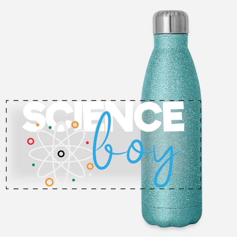 Garçon de science Gourde isotherme panoramique pailletée 500 ml