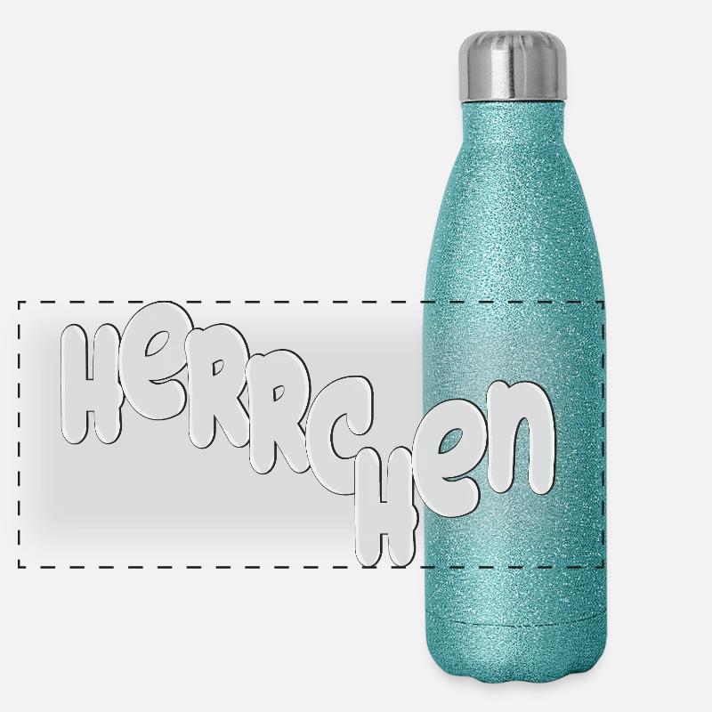 Master Typo Graphic Panoramic Glitter Thermal Bottle 500 ml
