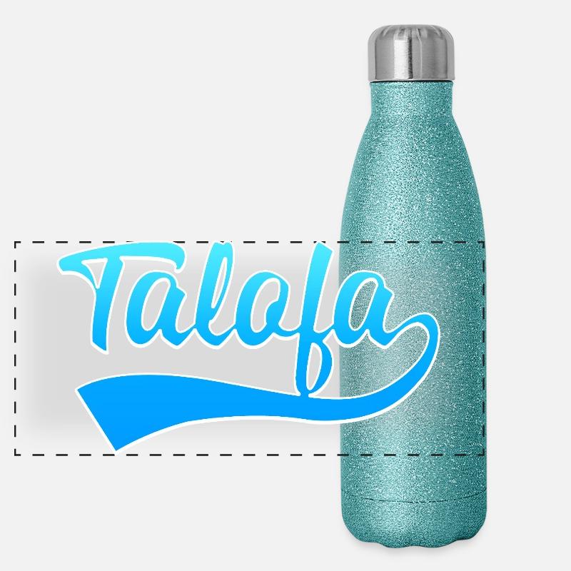 Samoa Panorama Glitzer Isolierflasche 500 ml