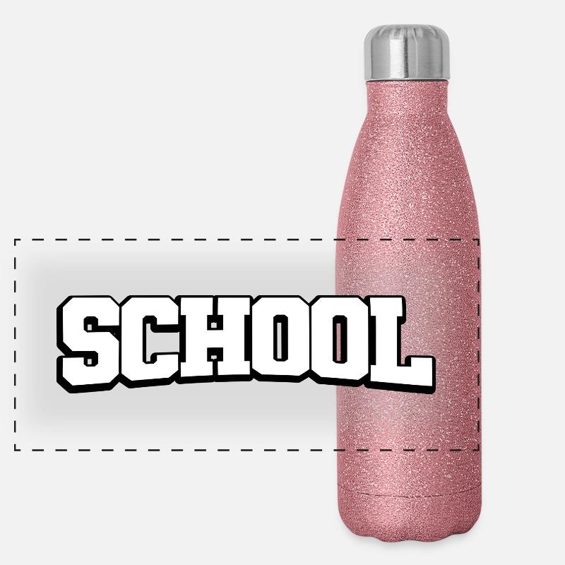 École - Le design de l’école dans le design du lycée Gourde isotherme panoramique pailletée 500 ml