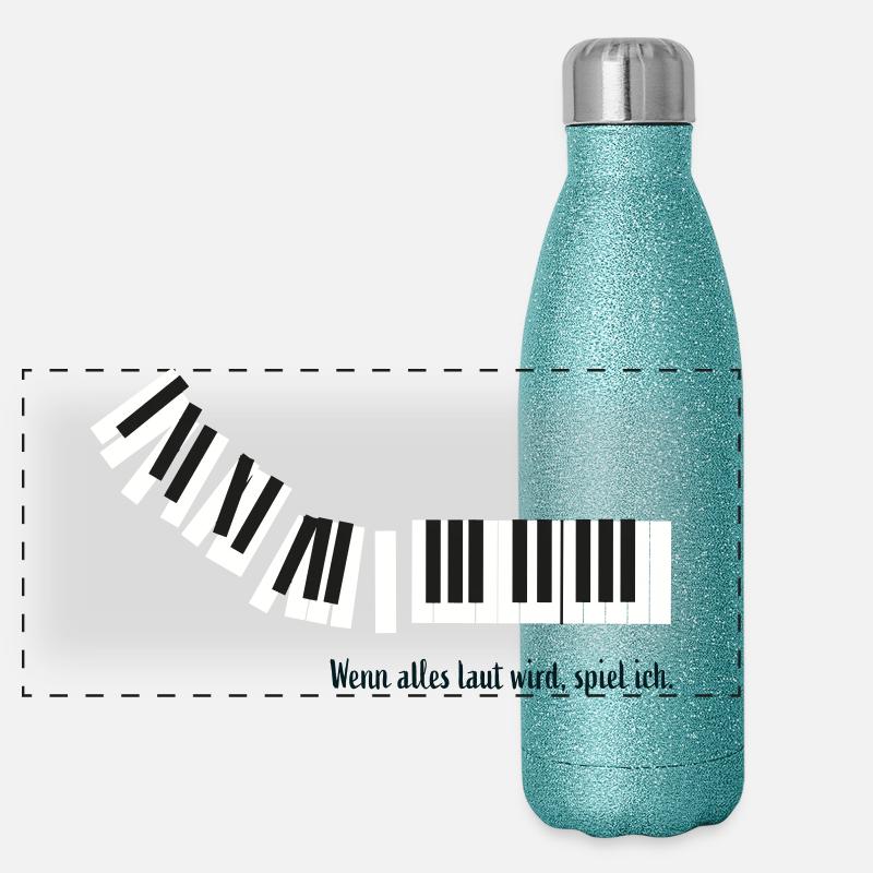 When everything gets loud, I play. Panoramic Glitter Thermal Bottle 500 ml