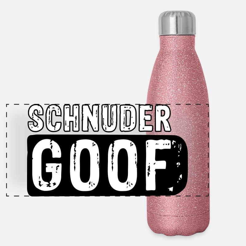 Schnudergoof | Berndeutsch (Vectorgraphic) Panorama Glitzer Isolierflasche 500 ml