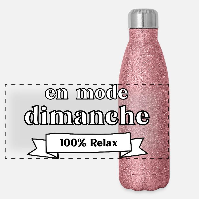 En Mode DIMANCHE 100% Ralex Gourde isotherme panoramique pailletée 500 ml