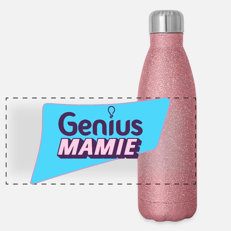 Genius Granny Panoramic Glitter Thermal Bottle 500 ml