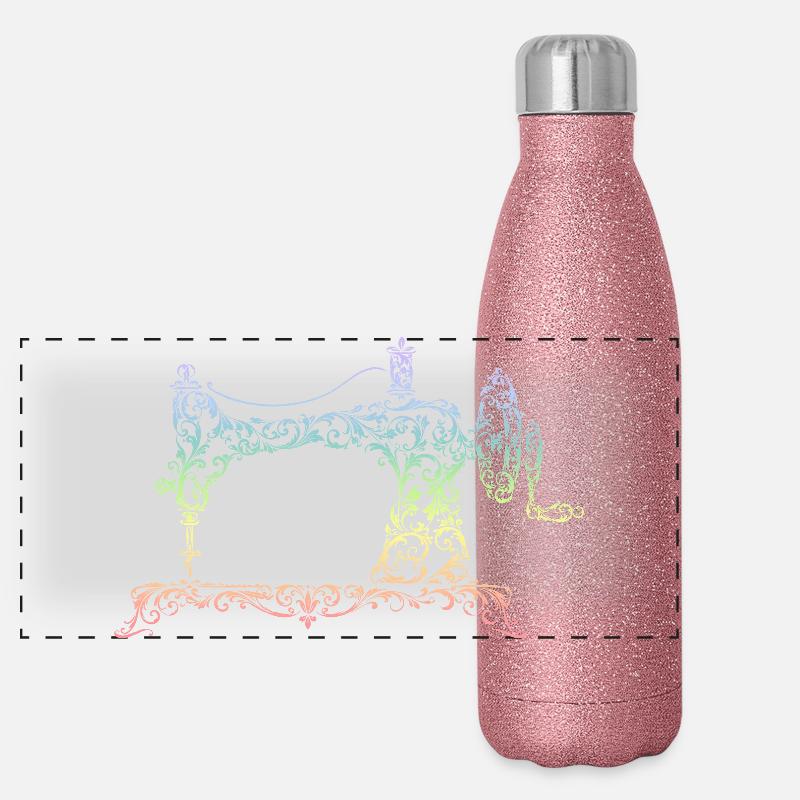 sewing machine Panoramic Glitter Thermal Bottle 500 ml
